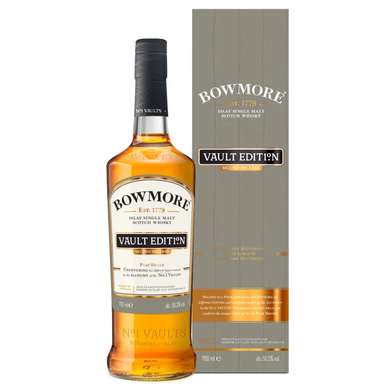 Bowmore Vault Edition Second Release Peat Smoke Single Malt Scotch Whisky 700mL