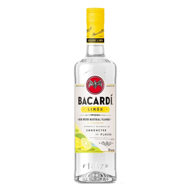 Bacardi Limon Flavoured Rum 700mL