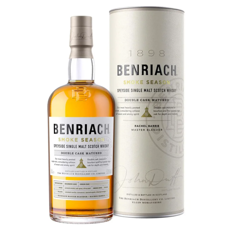 Benriach Smoke Season Double Cask Single Malt Scotch Whisky 700mL