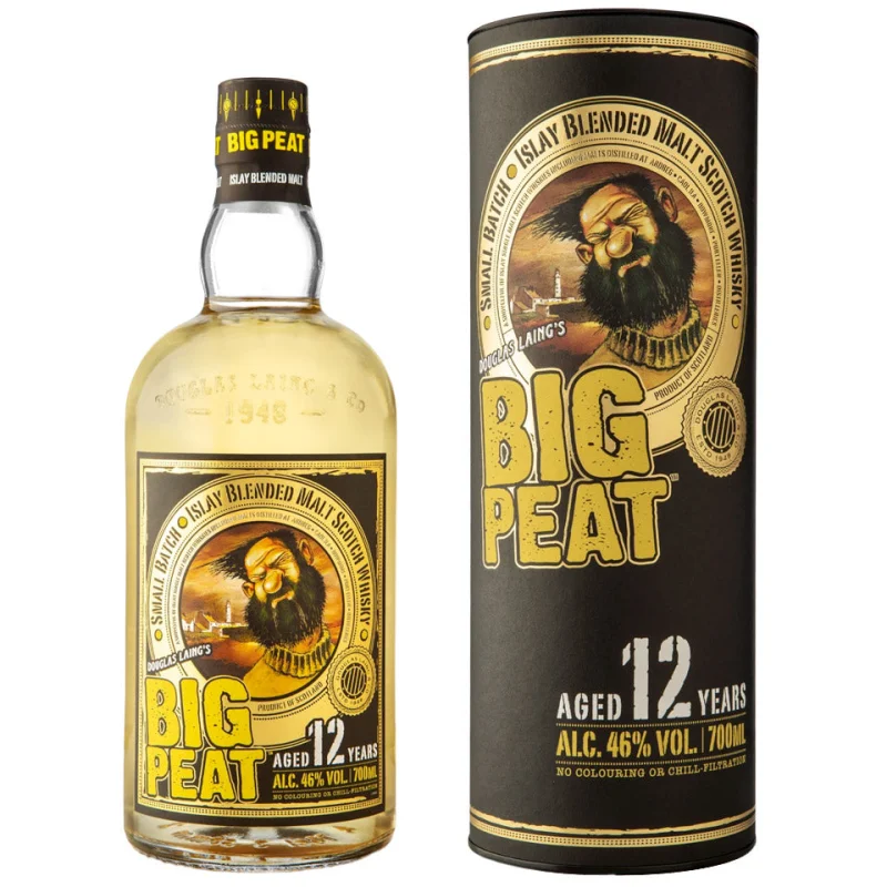 Big Peat 12 Year Old Islay Blended Malt Scotch Whisky 700mL