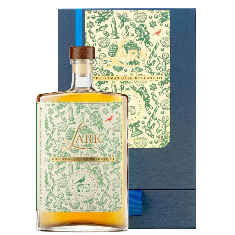 Lark Christmas Cask III Limited Release Single Malt Australian Whisky 100mL