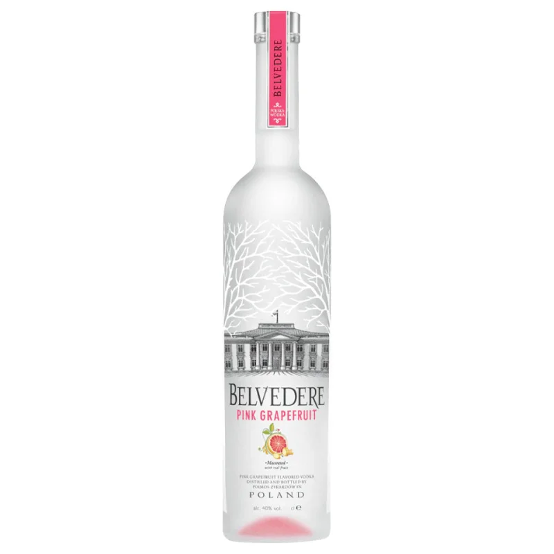 Belvedere Pink Grapefruit Flavoured Polish Vodka 1L