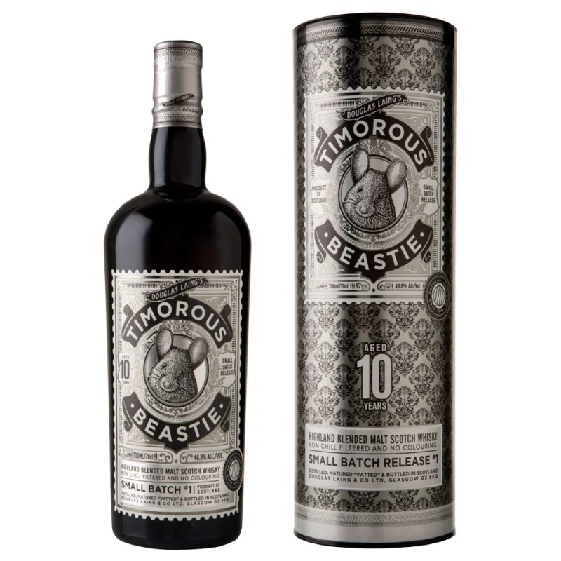 Timorous Beastie 10 Year Old Highland Blended Malt Scotch Whisky 700mL