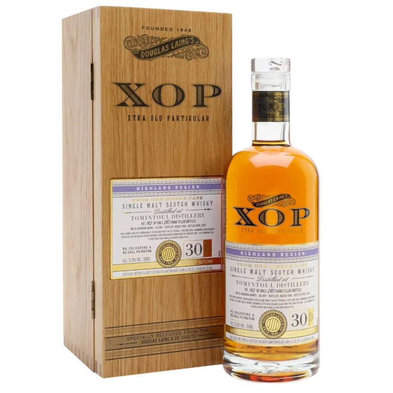 Tomintoul 1989 30 Year Old Cask Strength XOP Single Malt Scotch Whisky 700mL