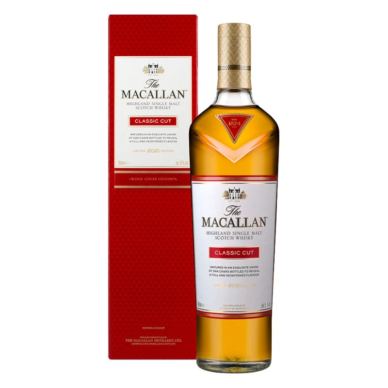 The Macallan Classic Cut 2021 Cask Strength Single Malt Scotch Whisky 700mL