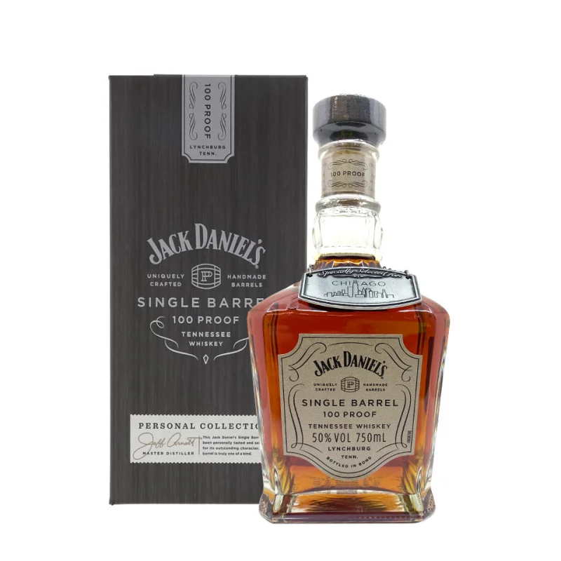 Jack Daniel’s 100 Proof Single Barrel “Chicago” Personal Collection Tennessee Whiskey 750mL