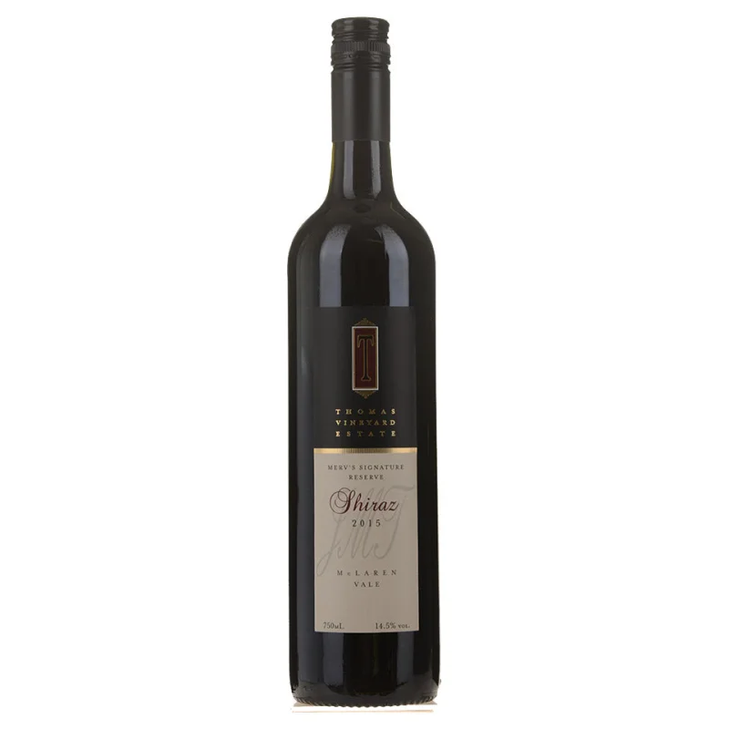 Thomas Vineyard Estate Merv’s Signature Shiraz McLaren Vale 2015 750mL