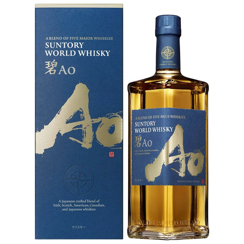 Suntory AO With Gift Box Blended World Whisky 700mL