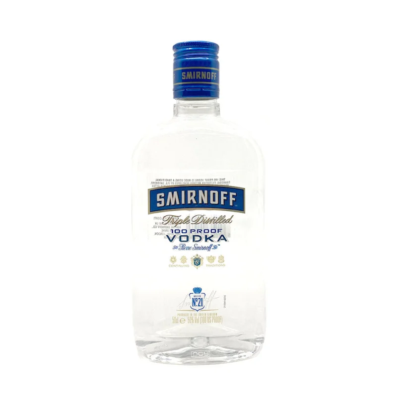 Smirnoff Blue Label 100 Proof Export Strength Vodka 500mL