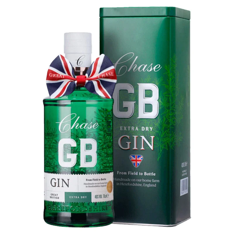 Chase GB Extra Dry Gin With Gift Tin 700mL