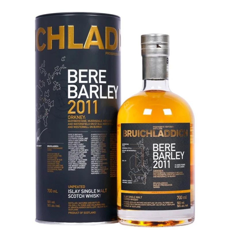 Bruichladdich Bere Barley 2011 Single Malt Scotch Whisky 700mL