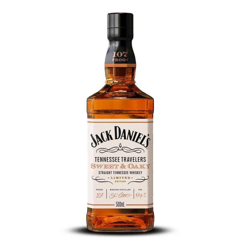 Jack Daniel’s Tennessee Travelers Sweet & Oaky Limited Edition Tennessee Whiskey 500mL