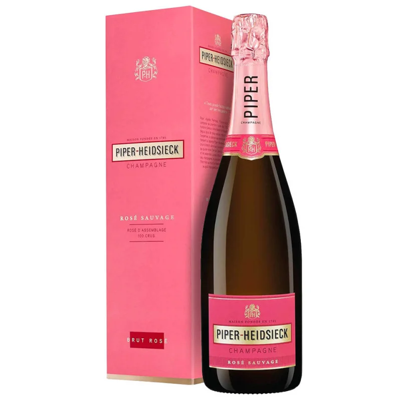 Piper-Heidsieck Ros Sauvage NV Brut Champagne 750mL