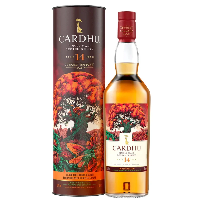 Cardhu 14 Year Old Cask Strength 2021 Special Release Single Malt Scotch Whisky 700mL