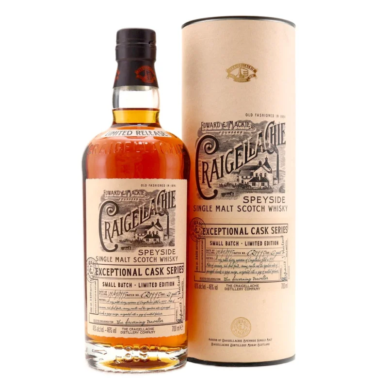 Craigellachie 23 Year Old 1995 Exceptional Cask Single Malt Scotch Whisky 700mL