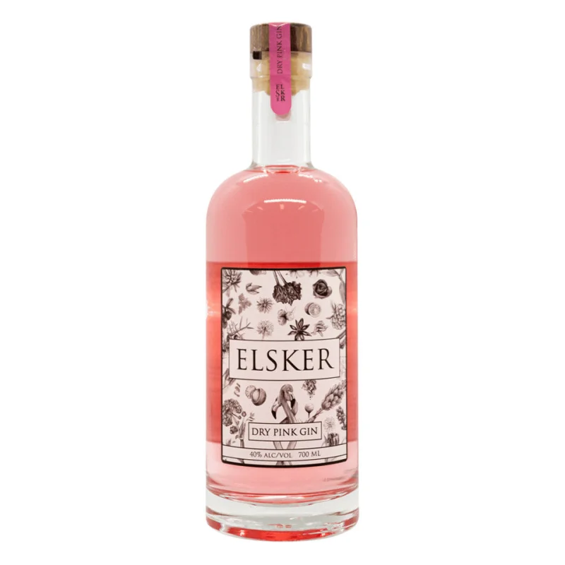 Elsker Dry Pink Gin 1L