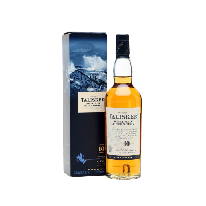 Talisker 10 Year Old Single Malt Scotch Whisky Miniature 200mL