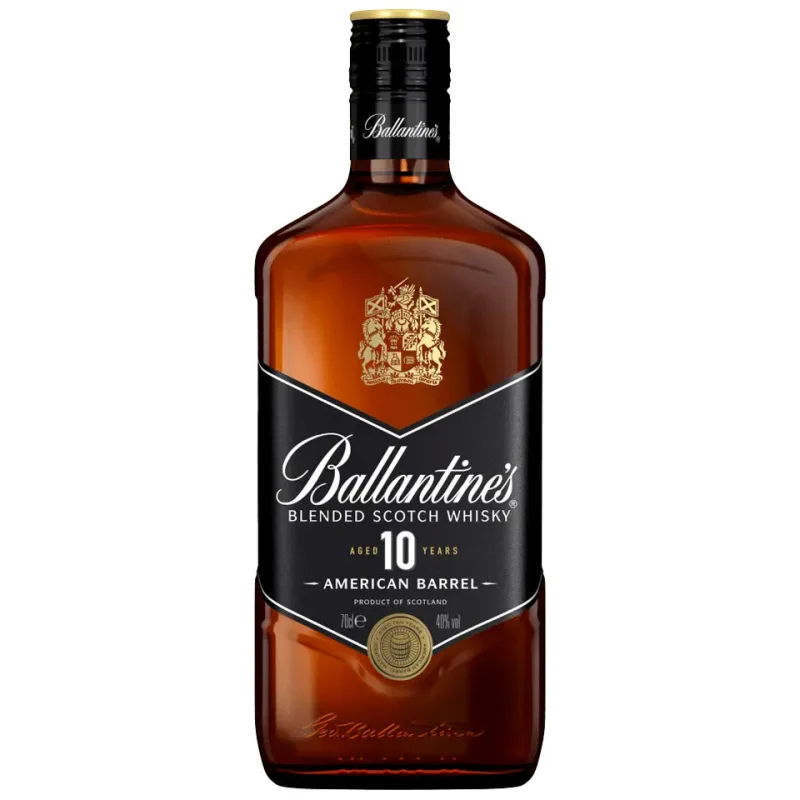 Ballantines 10 Year Old American Barrel Blended Scotch Whisky 700mL