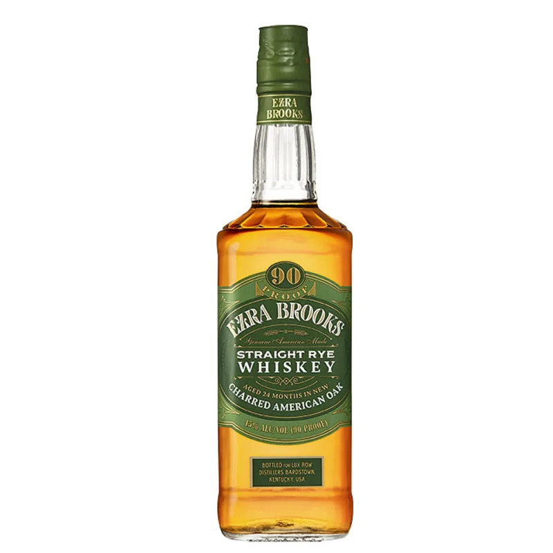 Ezra Brooks Straight Rye Whiskey 750mL