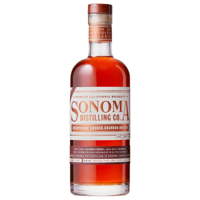 Sonoma Cherrywood Smoked Straight Bourbon Whiskey 700mL