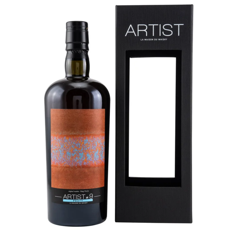 Bruichladdich 25 Year Old 1990 LMDW Artist #9 ‘Peaty’ Cask Strength Single Malt Scotch Whisky 700mL