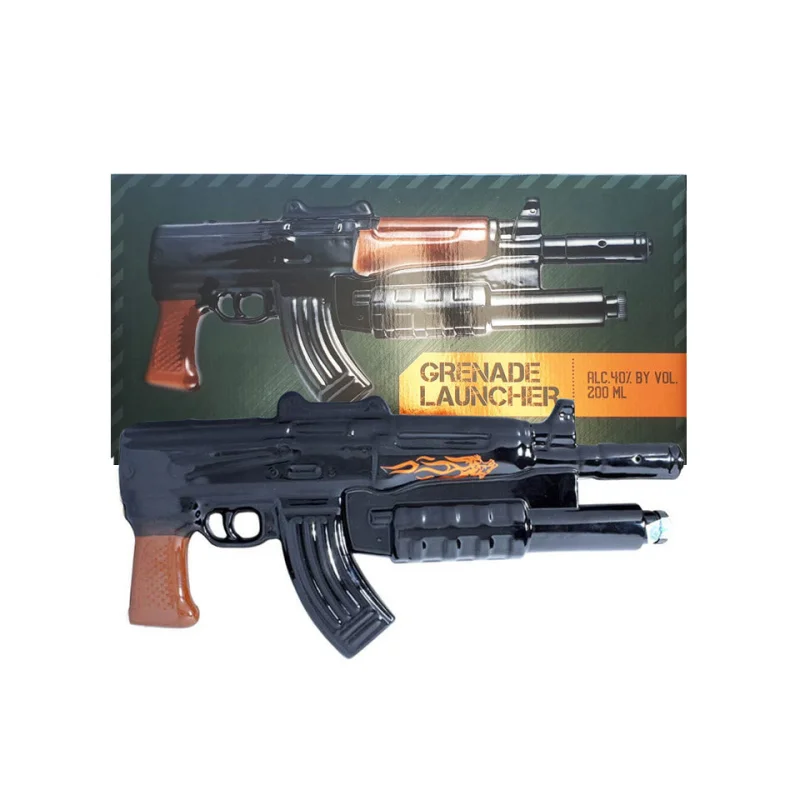 Zlatogor AK-47 With Grenade Launcher Ukrainian Vodka Miniature 200mL