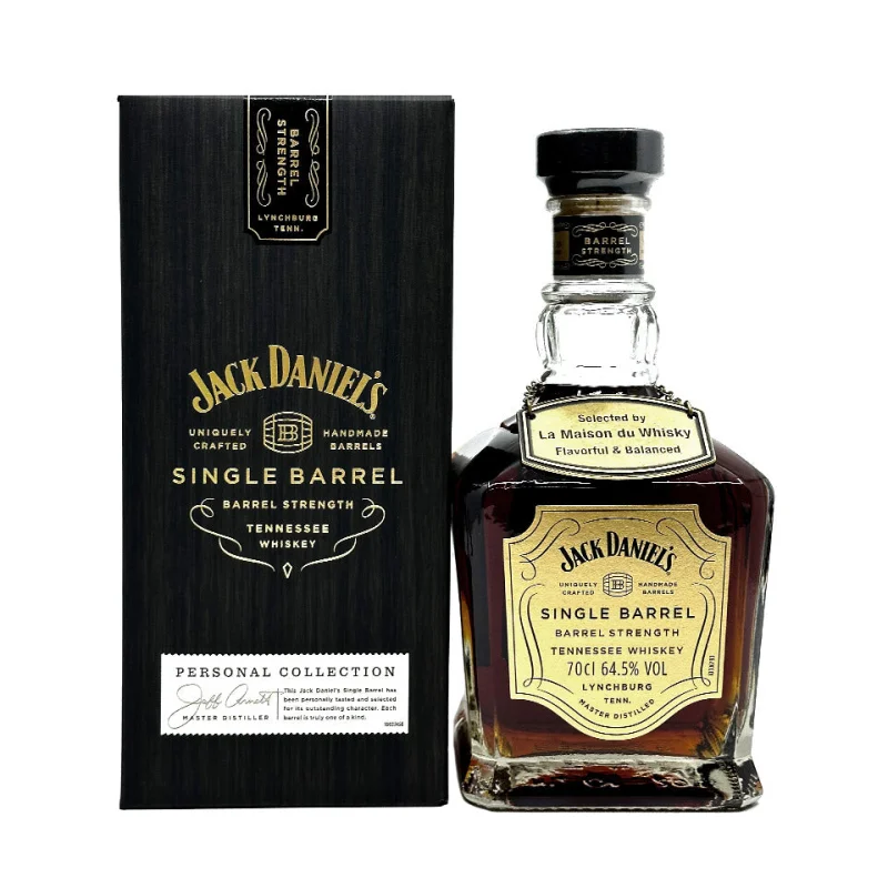 Jack Daniels Single Barrel Barrel Strength Flavourful & Balanced #4 Tennessee Whiskey 700mL