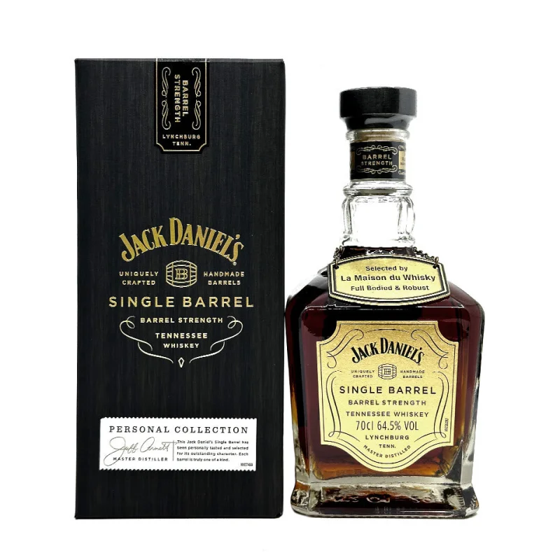 Jack Daniels Single Barrel Barrel Strength Full Bodied & Robust #2 Tennessee Whiskey 700mL