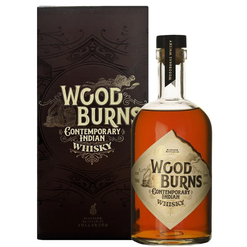 Woodburns Contemporary Peated Blended Indian Whisky 750mL