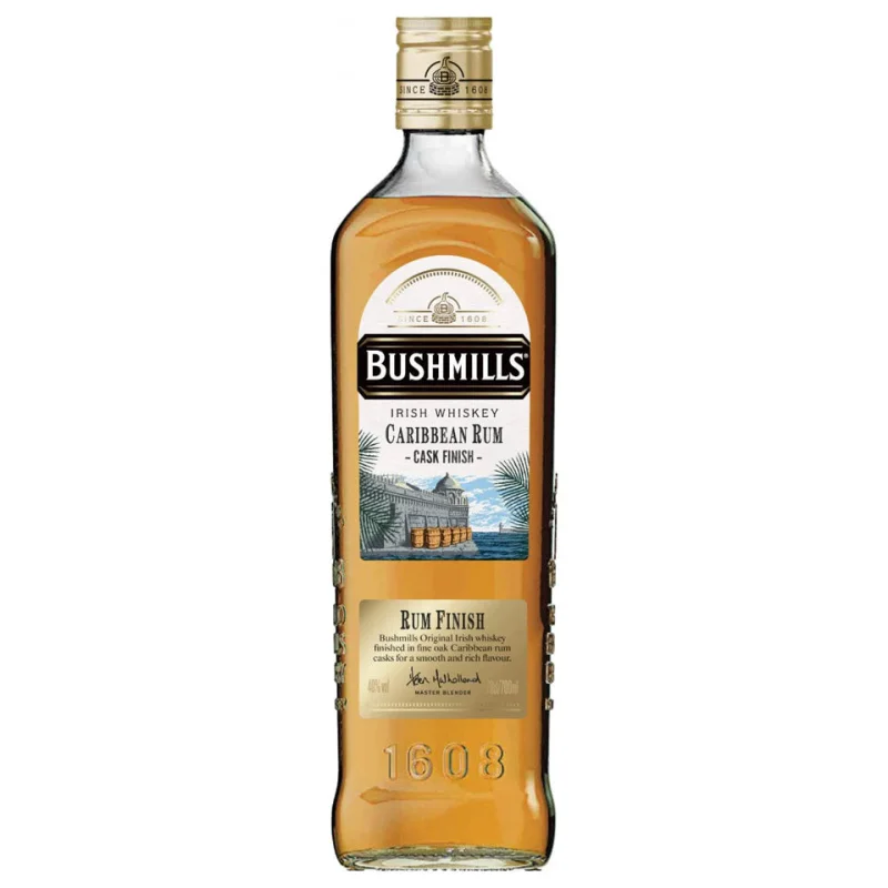 Bushmills Caribbean Rum Cask Finish Blended Irish Whiskey 700mL