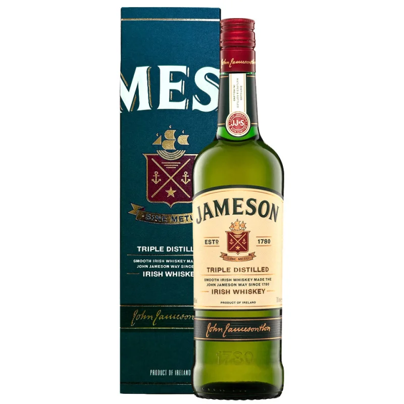 Jameson With Gift Box Blended Irish Whiskey 750mL