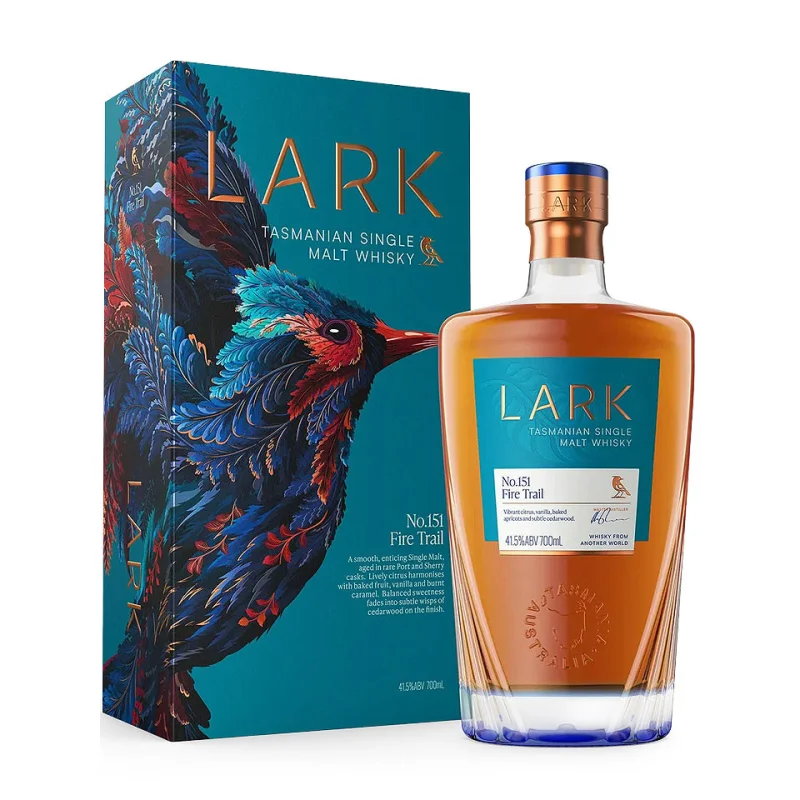 Lark Fire Trail No. 151 Port & Sherry Cask Single Malt Australian Whisky 700mL