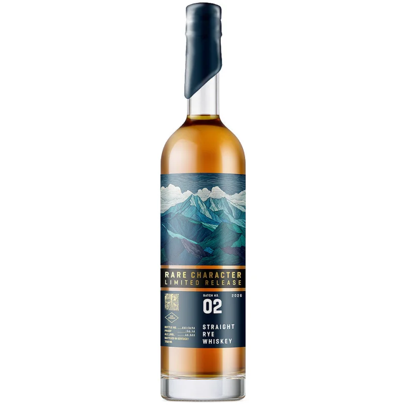 Rare Character Limited Release 2026 Batch No. 02 60.2% Straight Rye Whiskey 750mL