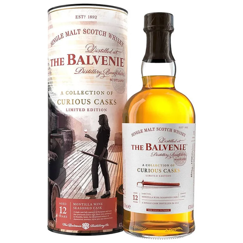 Balvenie 12 Year Old Montilla Wine Cask Finish Single Malt Scotch Whisky 700mL
