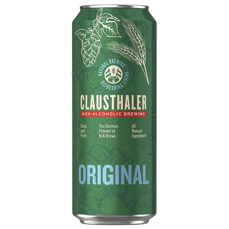 Clausthaler Original Zero 0.5% Non Alcoholic Beer Case 24 x Pack 500mL Cans