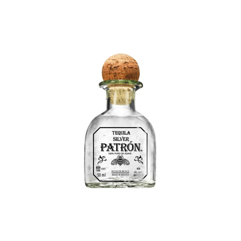 Patron Silver Tequila Glass Miniature 50mL