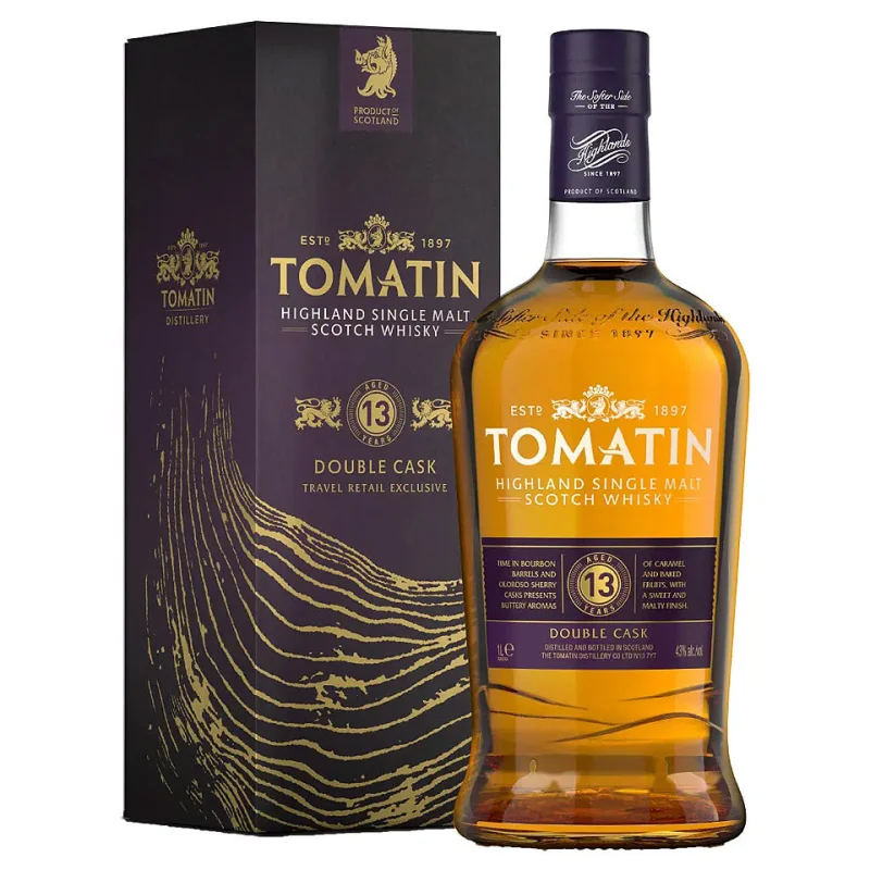 Tomatin 13 Year Old Double Cask Single Malt Scotch Whisky 1L
