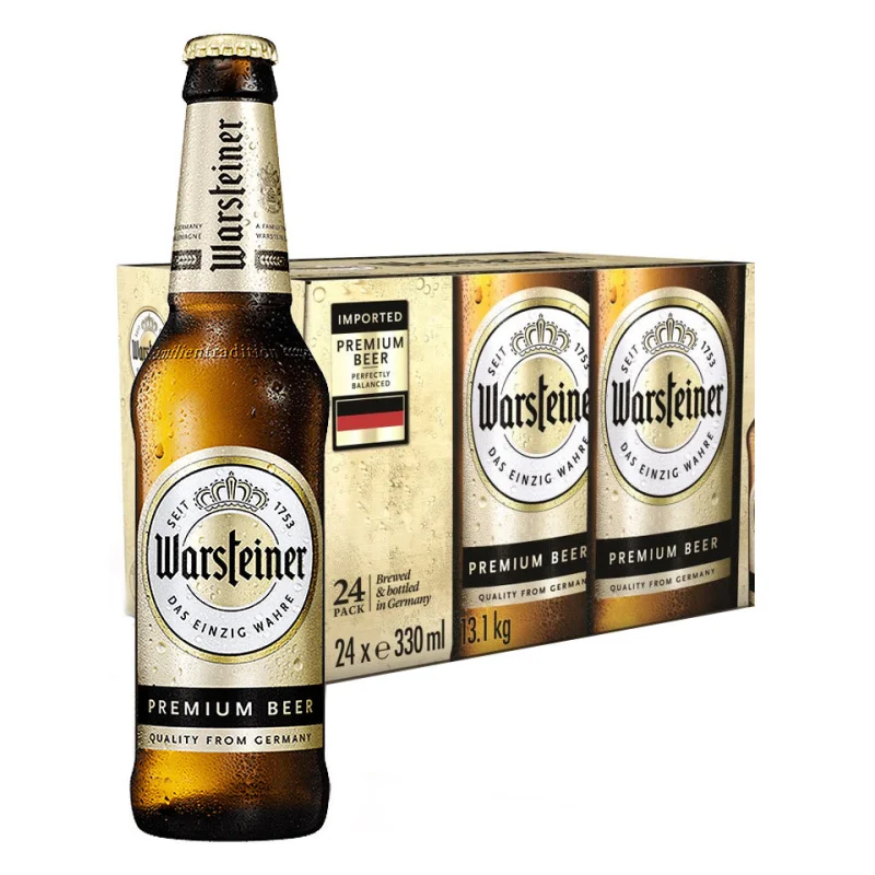 Warsteiner German Pilsner Imported Beer Case 24 x 330mL Bottles