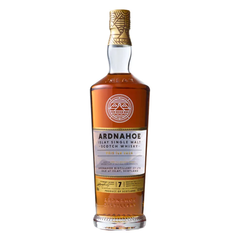 Ardnahoe 7 Year Old Feis Ile 2026 Limited Edition Cask Strength Islay Single Malt Scotch Whisky 700mL