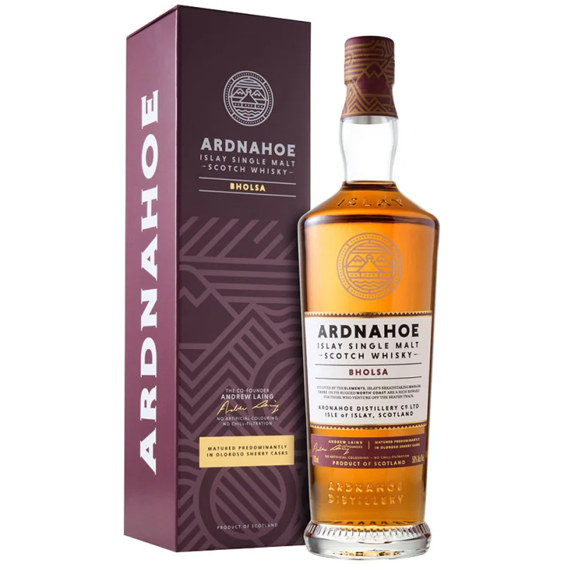 Ardnahoe Bholsa Oloroso Sherry Cask Islay Single Malt Scotch Whisky 700mL