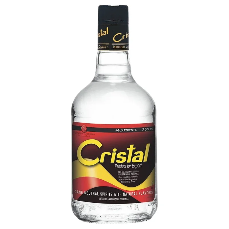 Cristal Traditional Aguardiente Columbian Liqueur 750mL