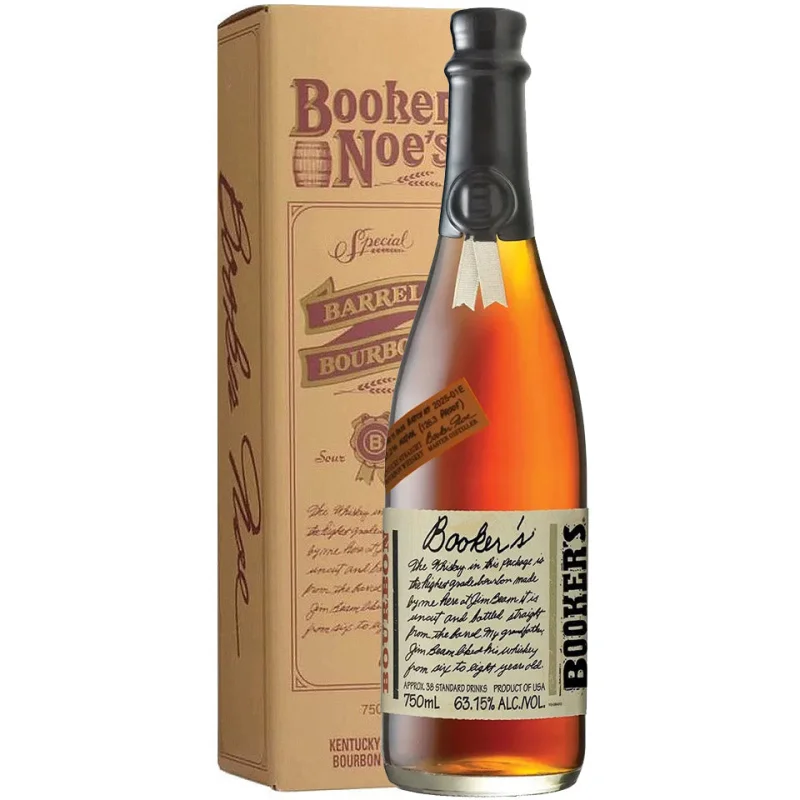 Booker’s 2025-01E 126.3 Proof 63.15% Kentucky Straight Bourbon Whiskey 750mL