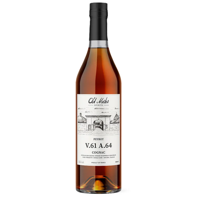 Old Master Spirits Peyrot 64 Year Old 1961 Grande Champagne Cask Strength Cognac 500mL