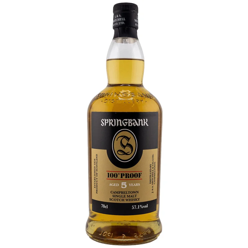 Springbank 5 Year Old 100 Proof 2025 Release Campbeltown Single Malt Scotch Whisky 700mL