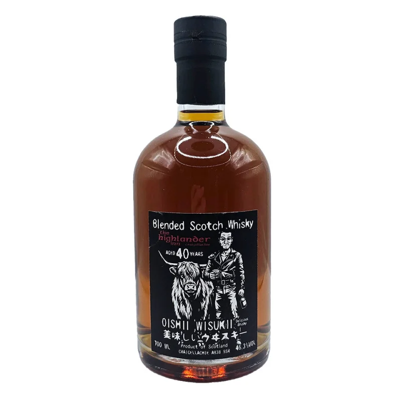 The Highlander Inn 40 Year Old 2026 Edition Oishii Wisukii Blended Scotch Whisky 700mL