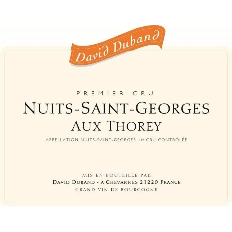 David Duband Nuits-St-Georges 1er ‘Aux Thorey’ 2022