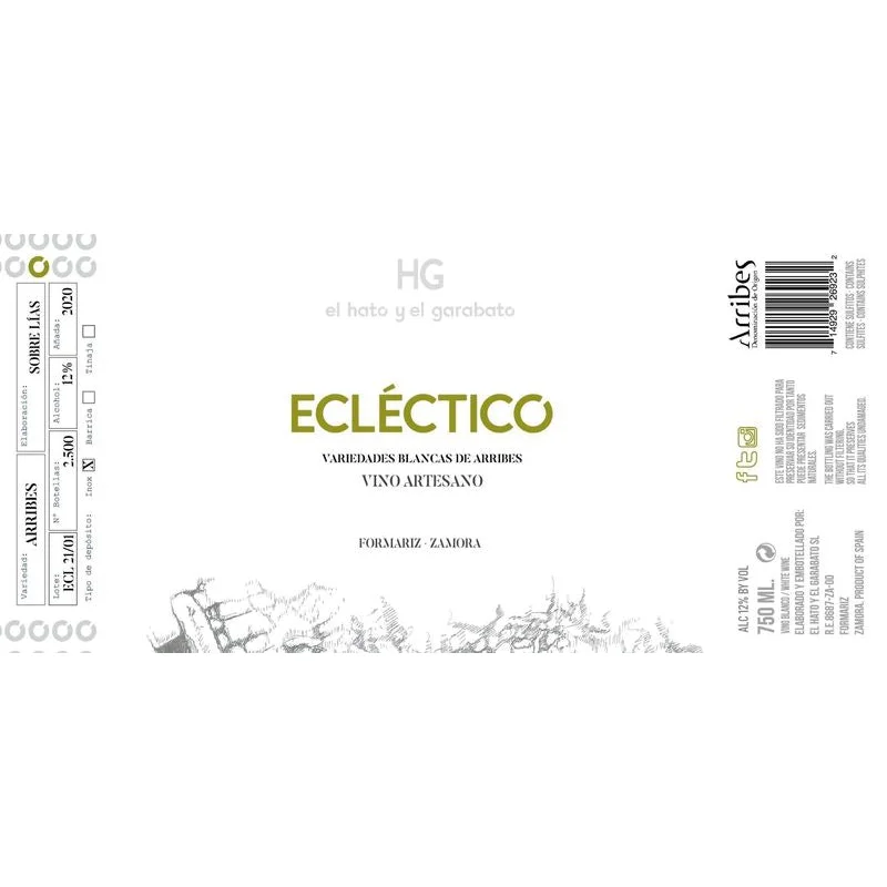 HG Wines Puesta en Cruz Arribes ‘Eclectico’ 2021