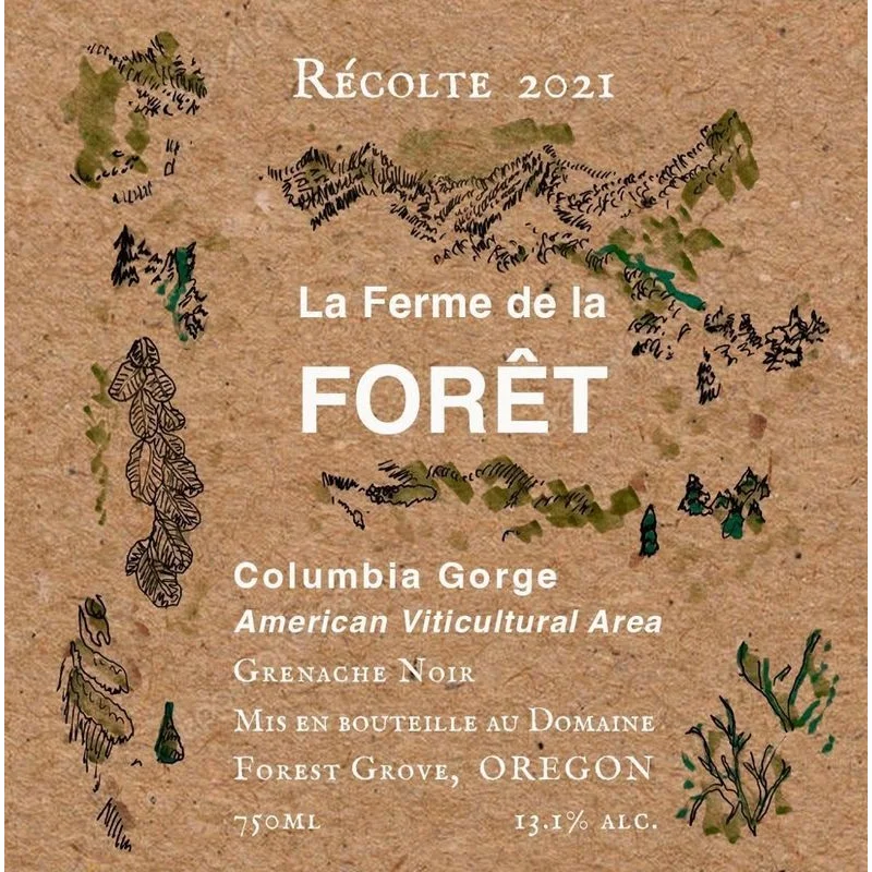 La Ferme de la Foret Grenache Columbia Gorge 2021