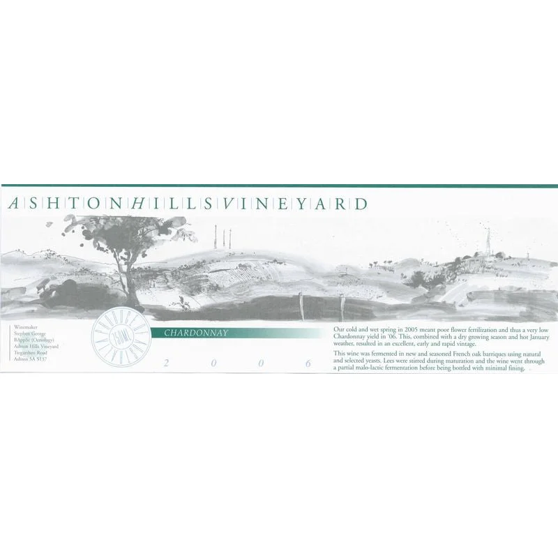 Ashton Hills Chardonnay Piccadilly Valley 2022