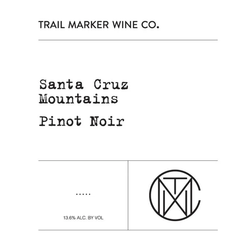 Trail Marker Wine Co Santa Cruz Mountains Pinot Noir 2023